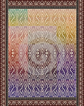 Traditional Thai Pattern in Modern Colors